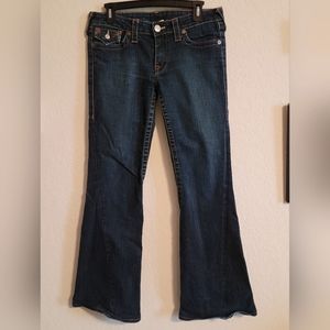 True Religion Women's Joey Flare Jeans, Sz 31
